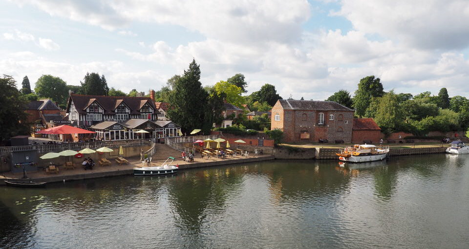 Pub “Boat House” in Wallingford an der Themse