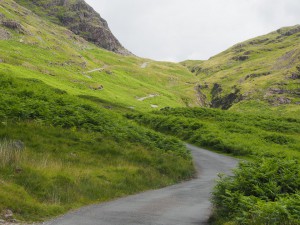 Aufstieg zum Hardknott-Pass