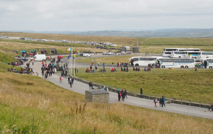 Die "Rückseite" von den Cliffs of Moher