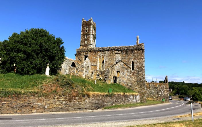 Klosteranlage „Timoleague Friary“ an der River Arigideen Bucht