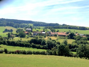 Landschaft in den Ardennen