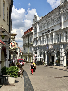 Fußgängerpassage in der Altstadt von Vilnius