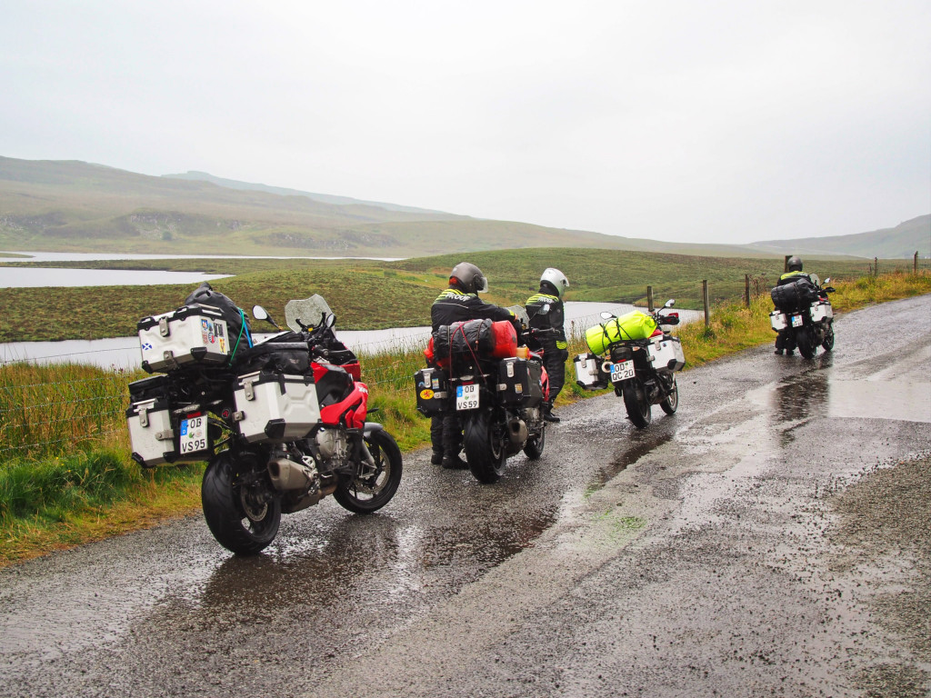 Auf der A855 auf der Isle of Skye