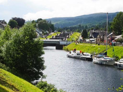 Schleusentreppe in Fort Augustus