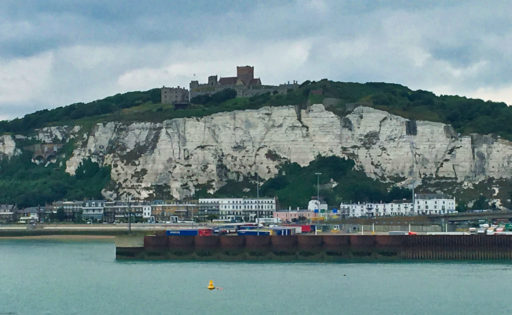 Dover mit Hafen und Castle
