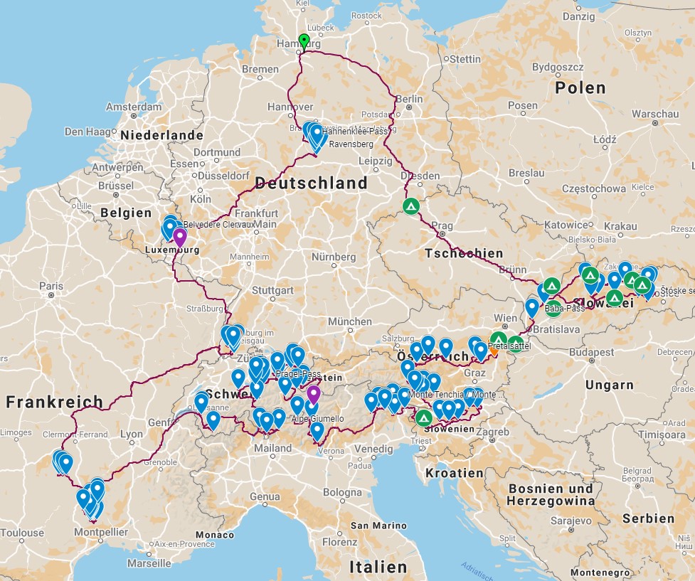 Tourübersicht ATPM
