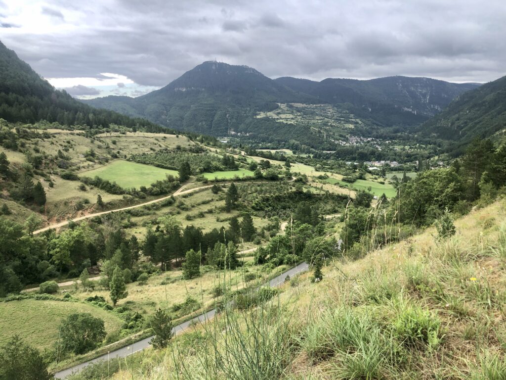 Aussicht auf Ispagnac am Tarn