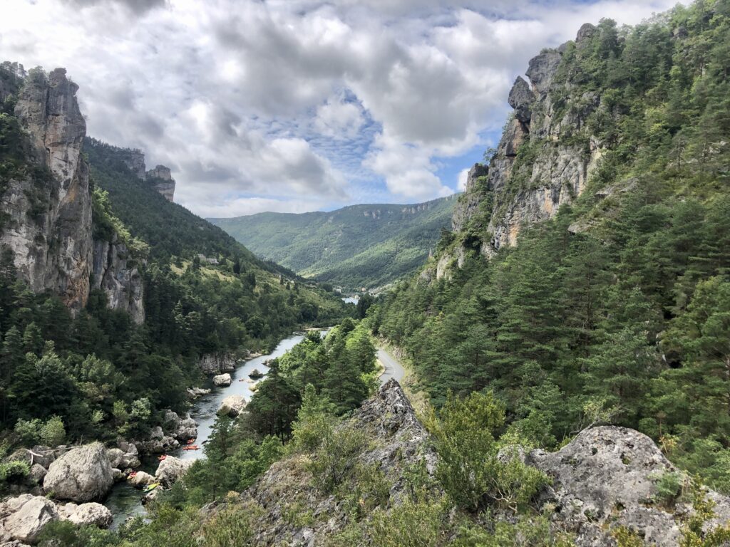 Tarn kurz vor Les Vignes