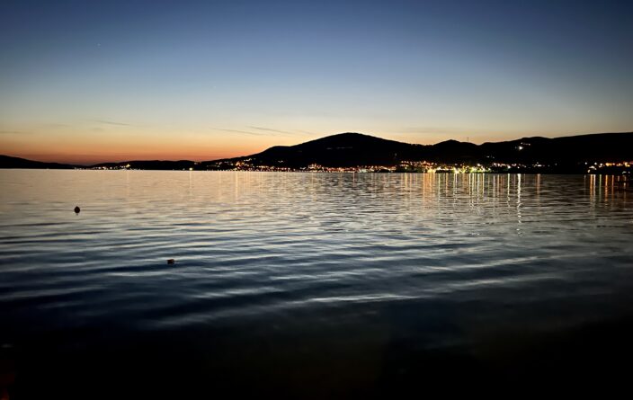 Abendstimmung an der Promenade in Trogir