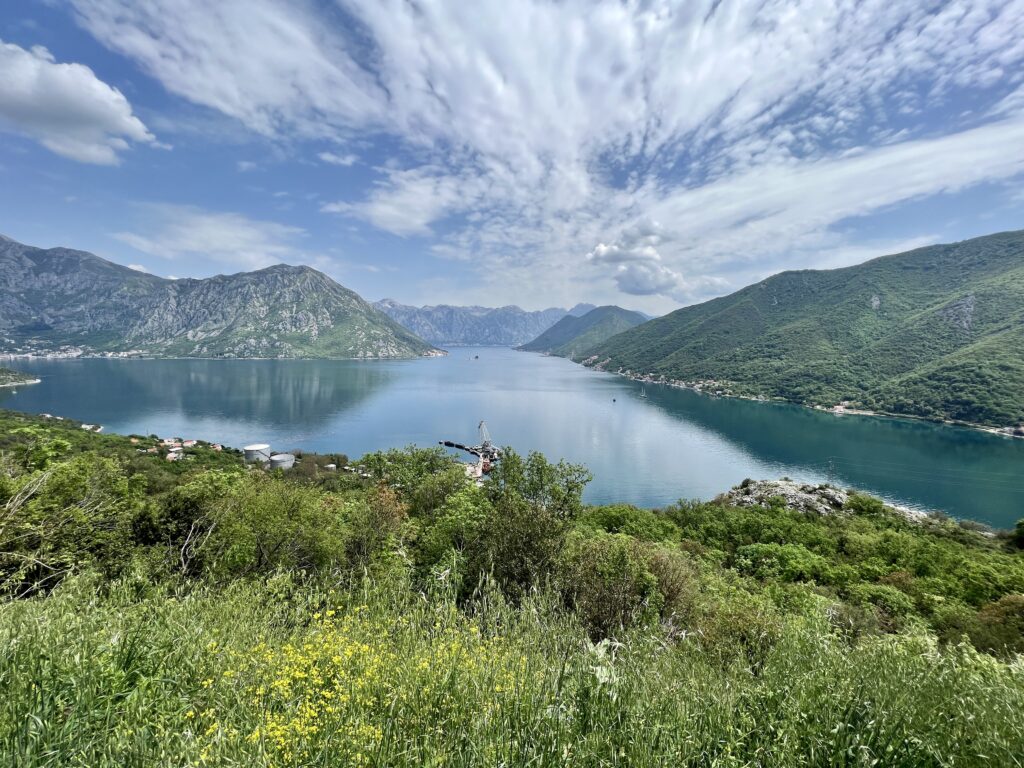 Panorama der Kotor-Bucht