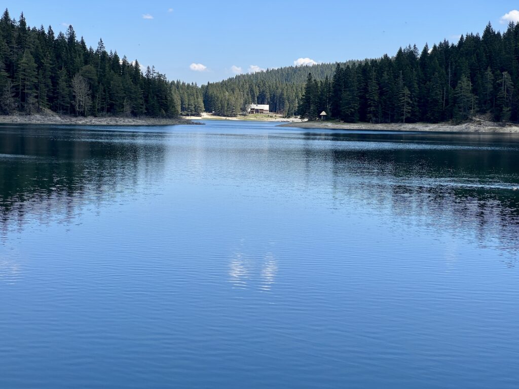 Sicht auf das See-Restaurant