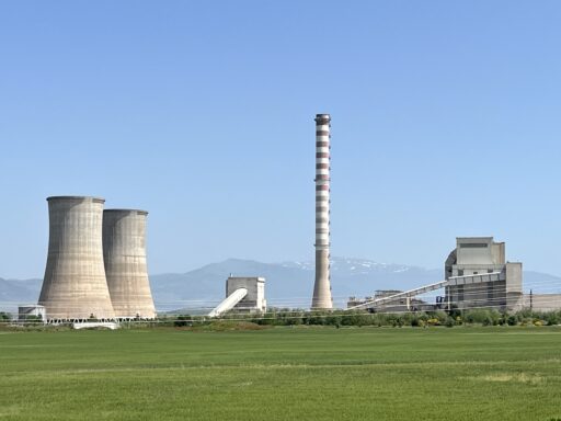 Stillgelegtes Kraftwerk bei Amyndeo