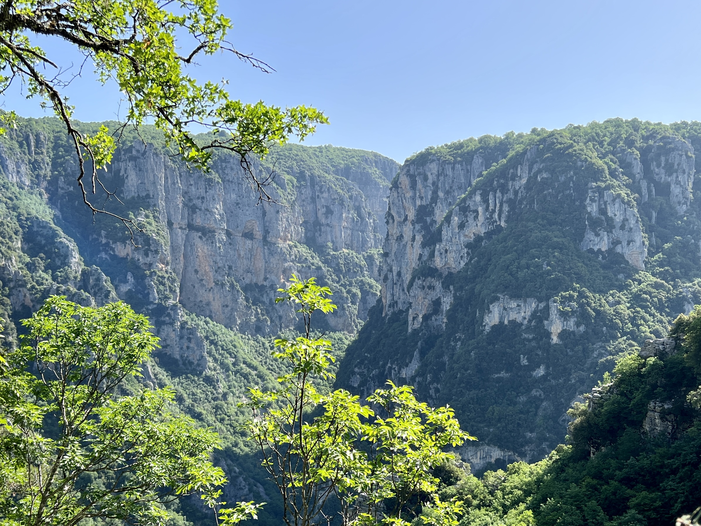 Sicht auf die Schlucht