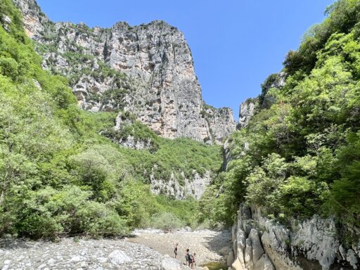 Vikos-Flussbett