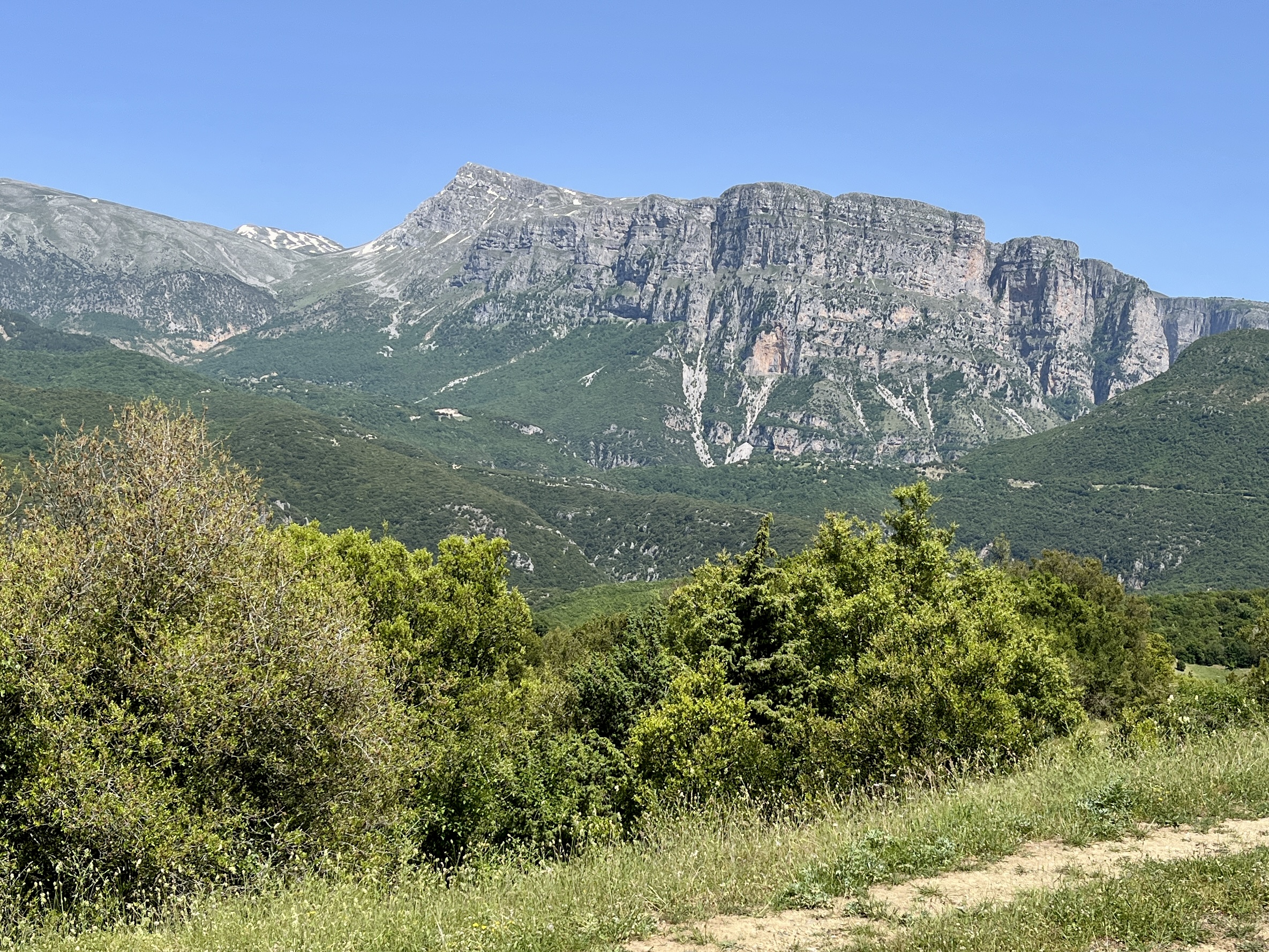 Erster Blick auf die Vikos-Schlucht