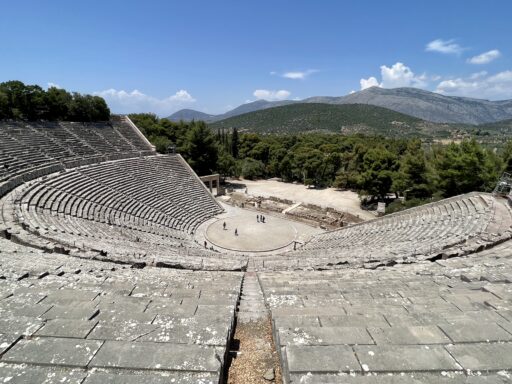 Gesamtansicht des Theater von Epidauros