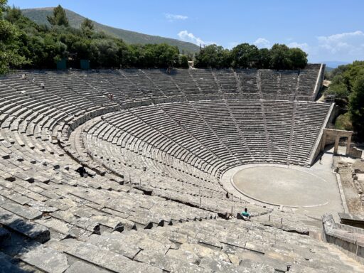 Gesamtansicht des Theater von Epidauros