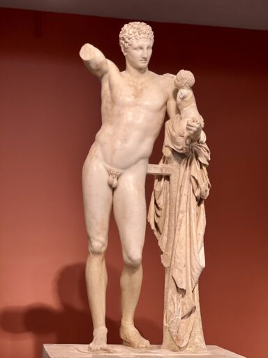 Götterbote Hermes vom Bildhauer Praxiteles