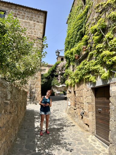 Hauptgasse in Civita