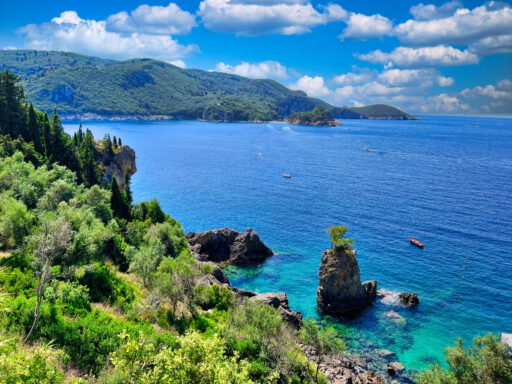 Bucht auf Korfu