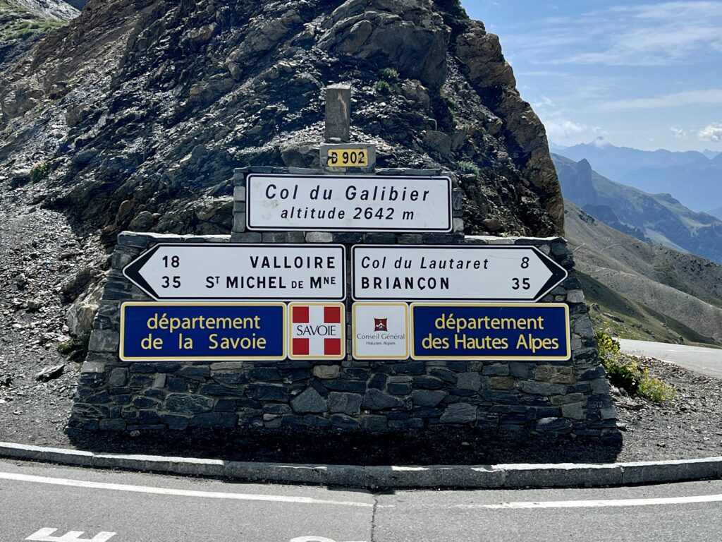Passhöhe am Col du Galibier (2642 m)