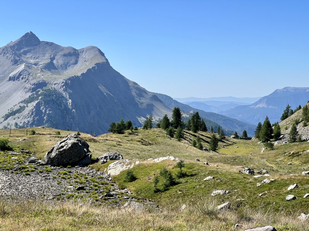 Aussicht am Col de la Cayolle