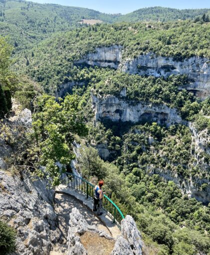 Blick in die Gorges de la Nesque