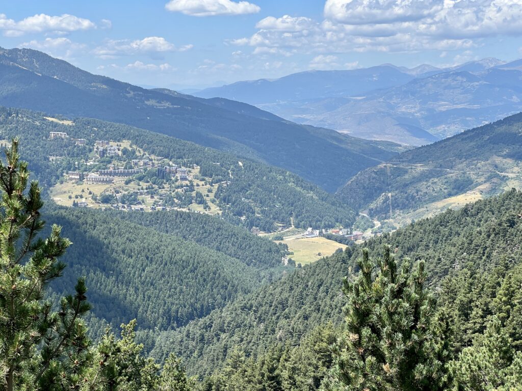 Aussicht am Collada de Toses (1790 m)