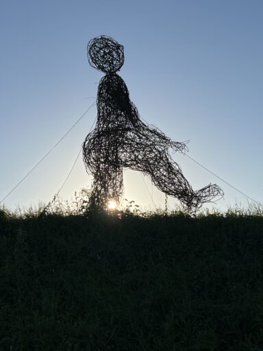 Skulptur bei Navarrenx