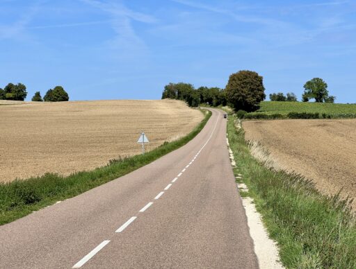 Typische Straßen nördlich von Nevers