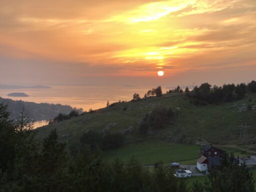 Abendstimmung am Preikestolen-Camping