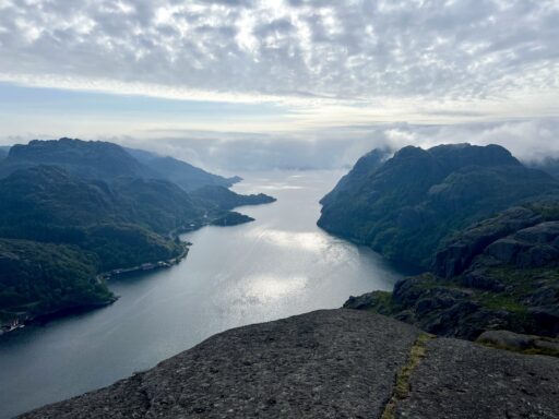 Blick auf den Jøssingfjord