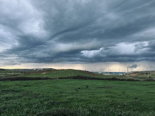 Wetterfront am CP in Santander