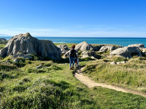 Unser Fahrradpfad an der Costa Quebrada