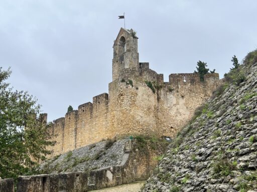 Reste der Burganlage in Tomar