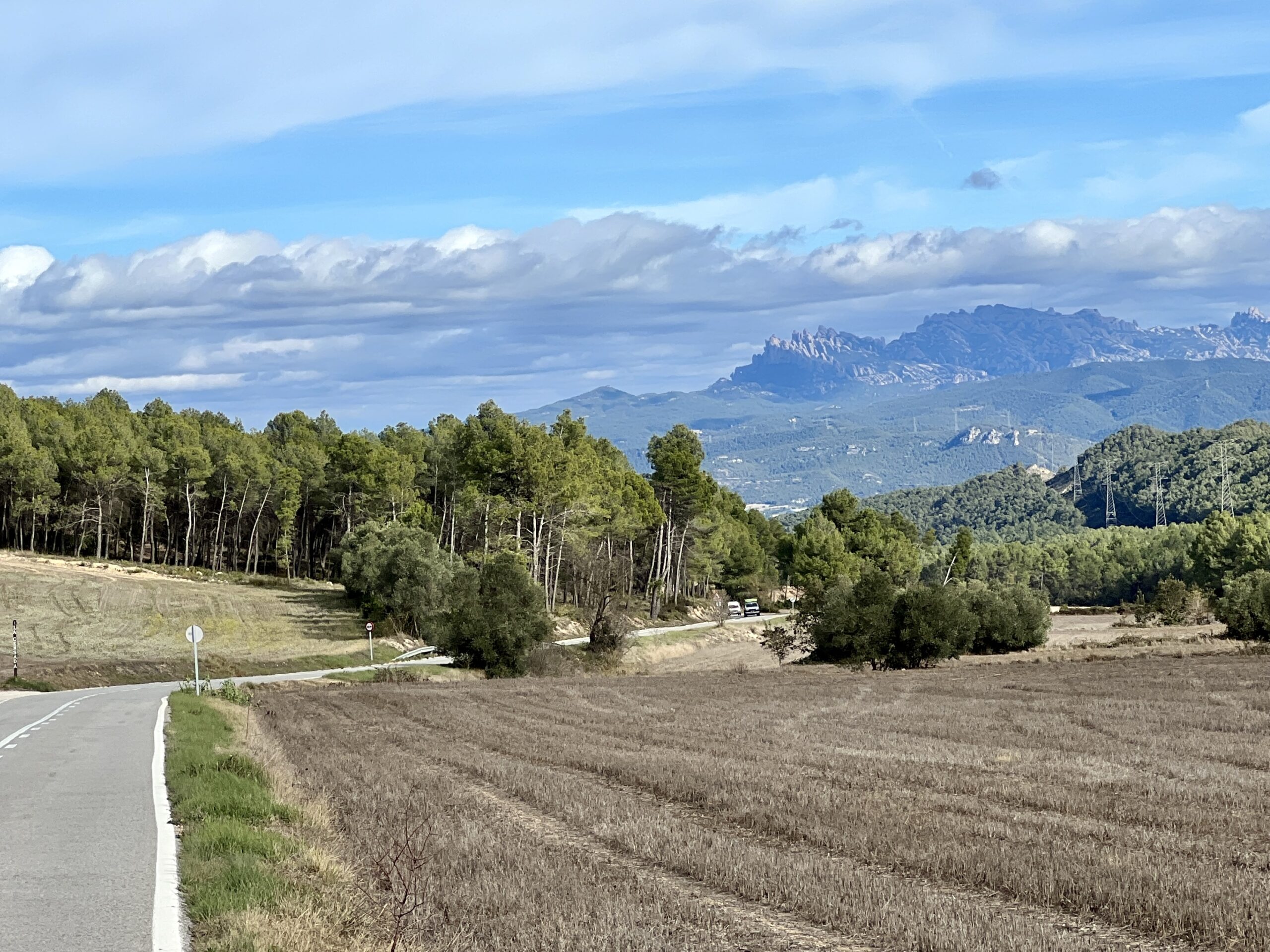 Landschaft am Berg Montserrat