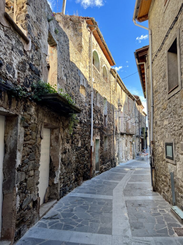 Gasse in Castellfollit de la Roca